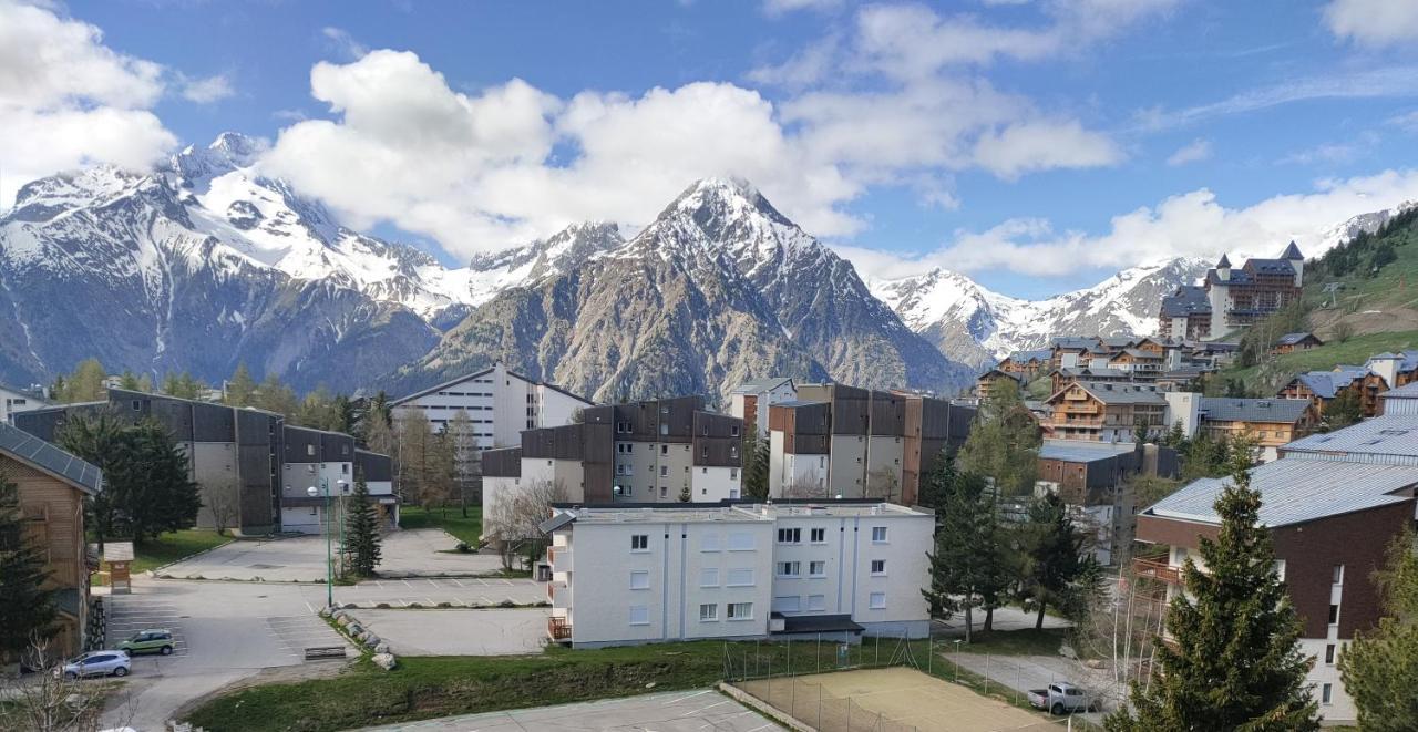 לס דה-אלפס Residence Plein Sud A Cote Jandri Express, Front De Neige, Vue Splendide, Label 2 Alpes, Classe 2 Etoiles Tourisme מראה חיצוני תמונה
